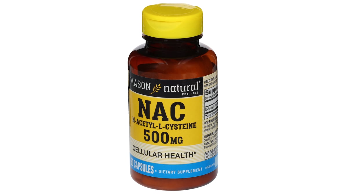 NAC AMINO ACID 500MG CAPSULES 60CT MASON