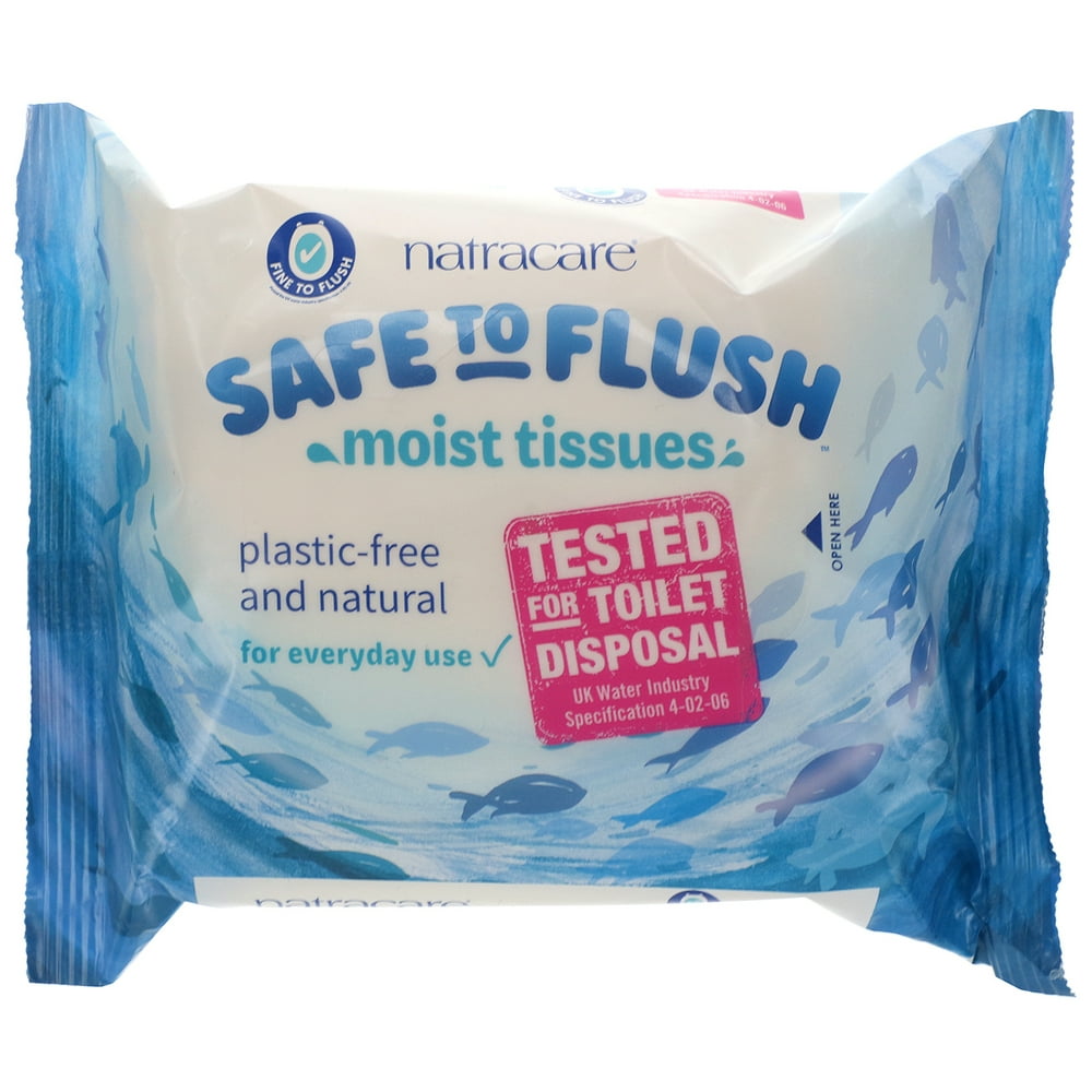 NATRACARE MOIST TISSUE,SAFE 2 FLUSH