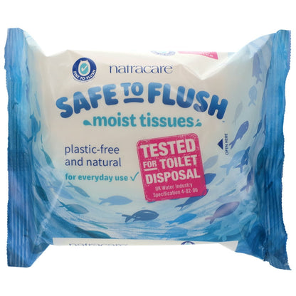 NATRACARE MOIST TISSUE,SAFE 2 FLUSH