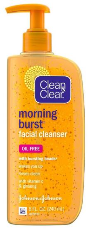 CLEAN&CLEAR MORN BURST FACE CLEANSER 8OZ