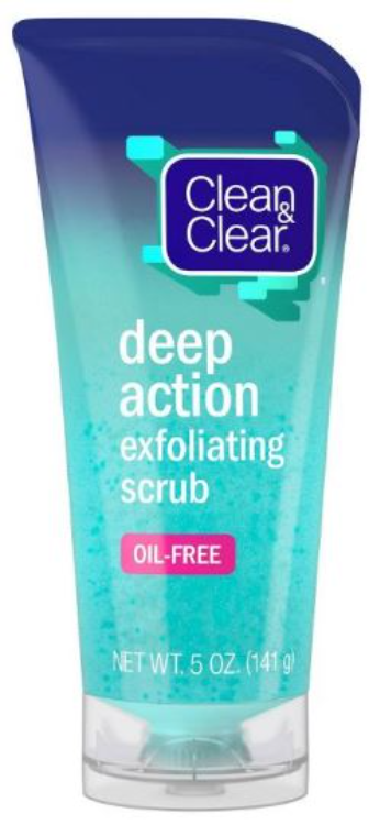 CLEAN&CLEAR DEEP ACTION SCRUB OIL/FR 5OZ