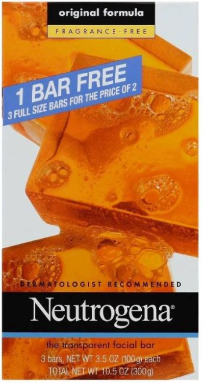 NEUTROGENA FACE BAR ORIGINAL UNSCT 3.5OZ