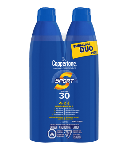 Coppertone Spf#30 Sport 4-In-1 Performance Spray 7.3oz Value
