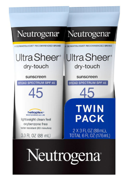 NEUT U/S D/TCH LT 2X88ML SPF45