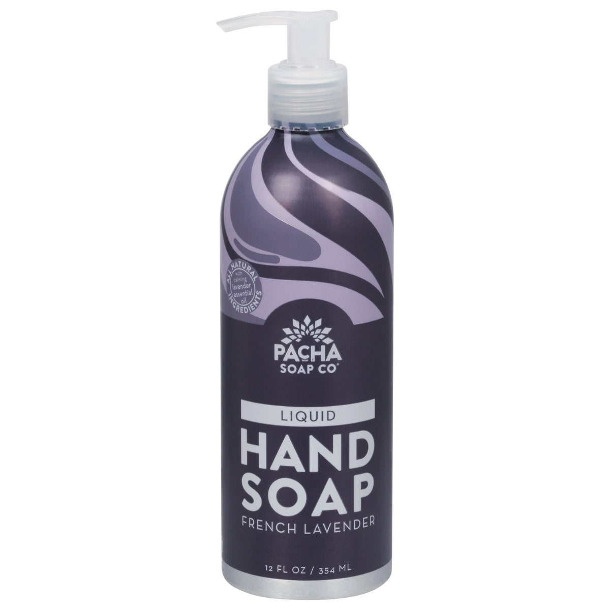 PACHA SOAP CO LIQUID HAND SOAP, FRENCH LAVENDER 12 FL OZ