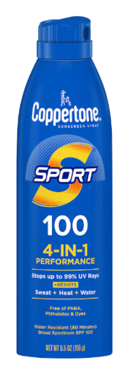 Coppertone Spf#100 Sport 4-In-1 Performance Spray 5.5oz