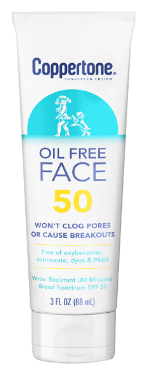 Coppertone Spf#50 Oil-Free Face Lotion 3oz