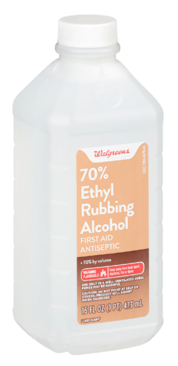 GNP ALCOHOL ETHYL RUBBING 70% 12X16OZ