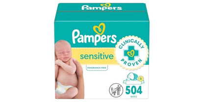 PAMPERS WIPES SENSITIVE TUB 64CT