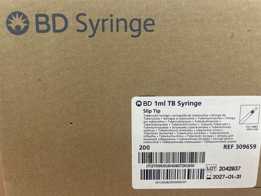 BD TB SY 1ML SLIP 200 309659