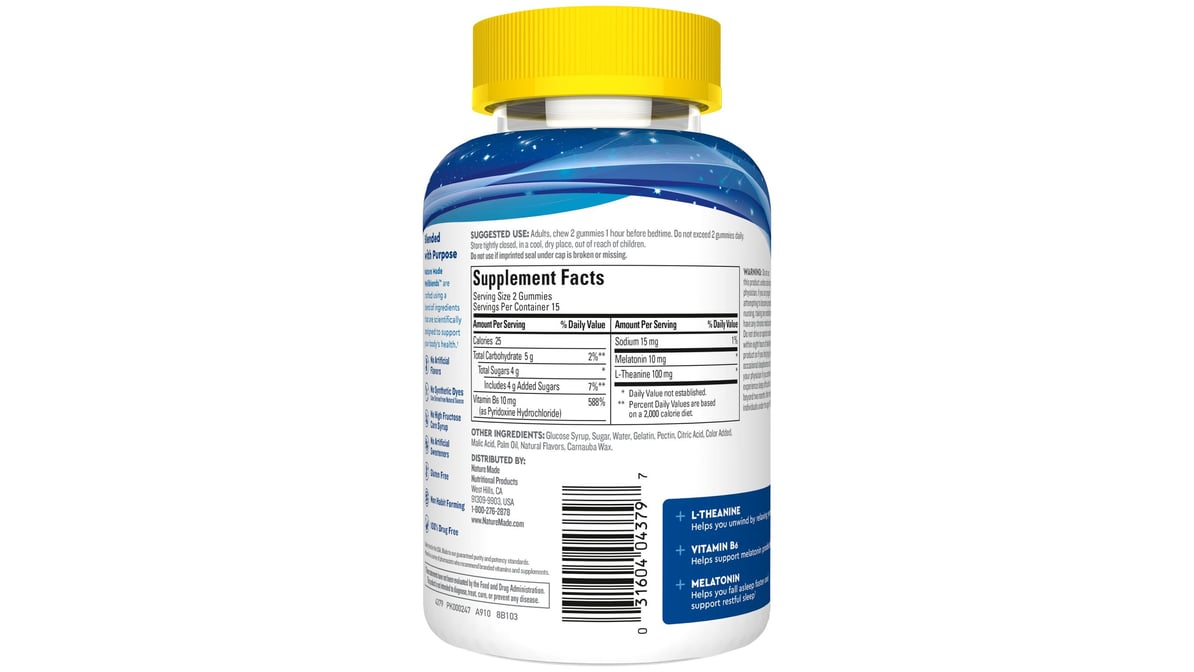 WELLBLENDS FALL ASLEEP GMY 40CT NAT MADE
