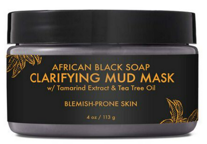 Shea Moisture African Black Soap Mud Mask 0.5oz (12in)