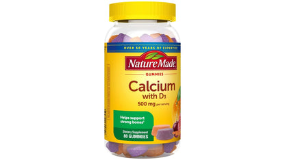 CALCIUM W/D-3 GUMMIE 80CT NAT MADE