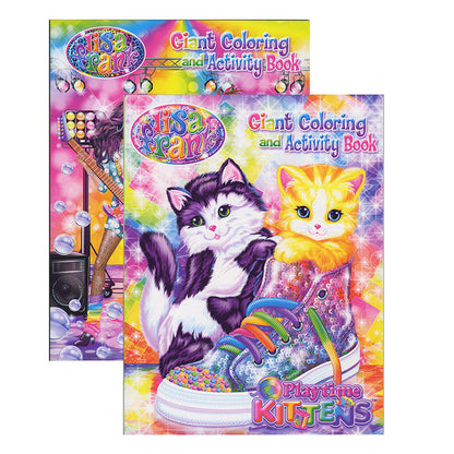 Lisa Frank Giant Coloring and Activity Book, 2 pack - Assorted