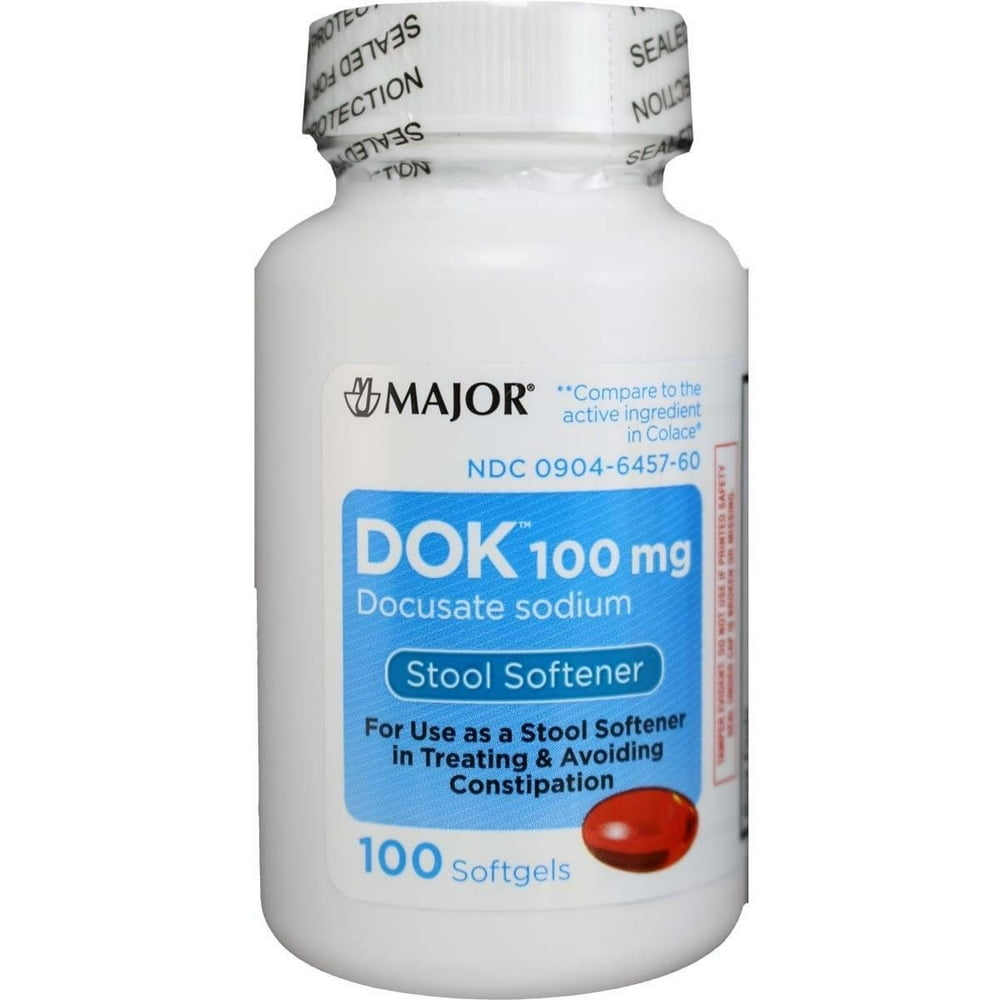 DOCUSATE SODIUM 100 MG LIQ 100X10 ML UD