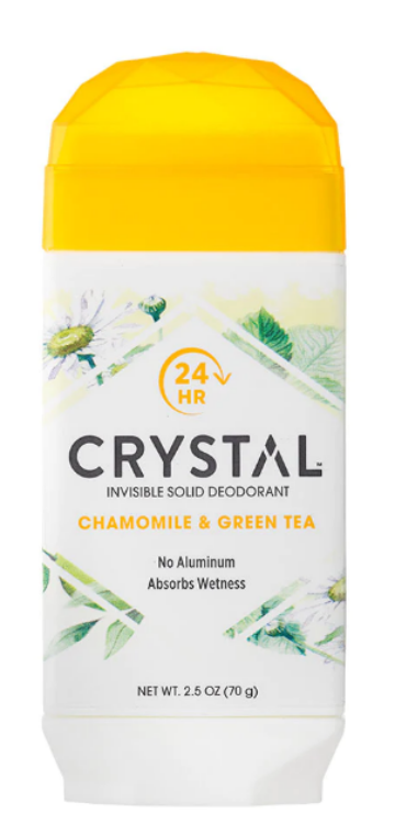 Crystal Deodorant Solid Stick 2.5oz Chamomile & Green Tea