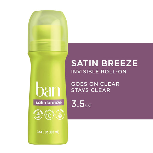 BAN ROLL ON SATIN BREEZE   3.5Z