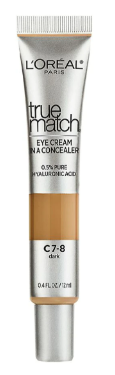 L'ORÉAL PARIS True Match Eye Cream in a Concealer, Dark N7-8, 0.4 fl oz