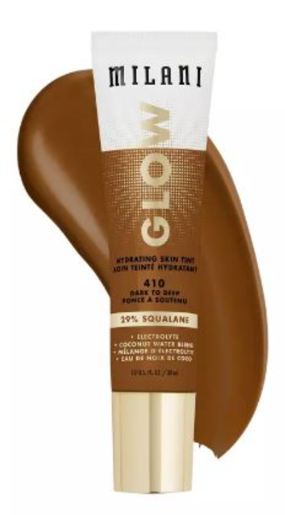 Milani Glow Hydrating Skin Tint - Dark To Deep, 1 fl oz