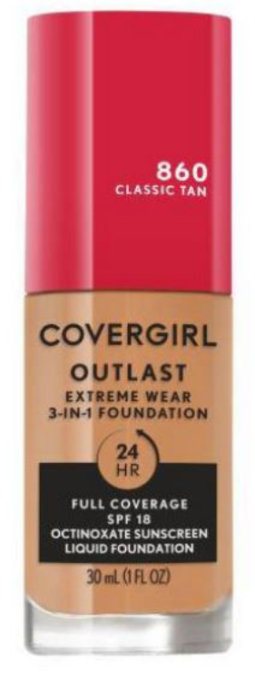 COVERGIRL Outlast Extreme Wear 3-in-1 Foundation - 860 Classic Tan
