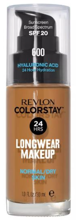 REVLON ColorStay Foundation for Normal & Dry Skin - 600 Cinnamon