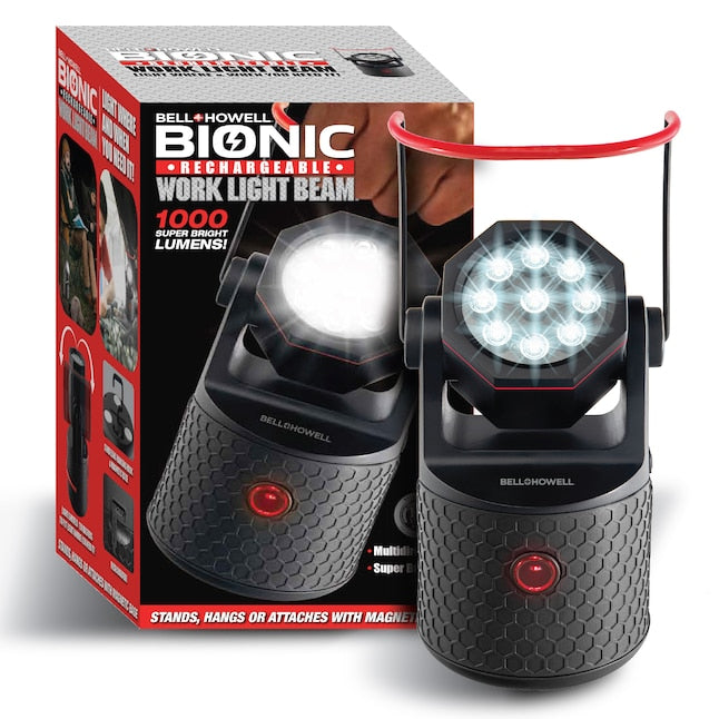 Bell + Howell Rechargeabe Lightbar Portable LED Lights - Black