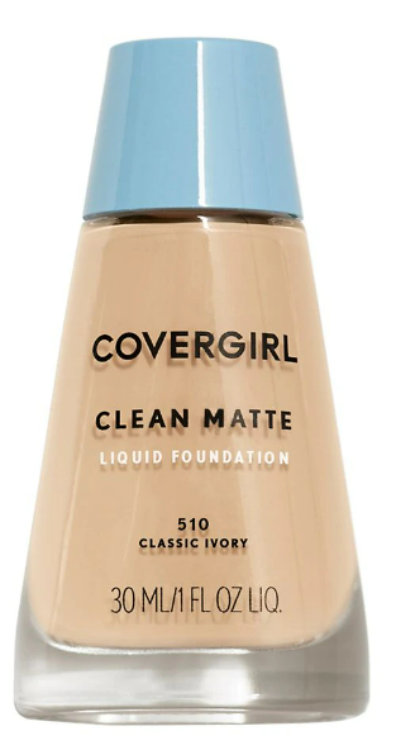 COVERGIRL Clean Matte Liquid Foundation - 510 Classic Ivory