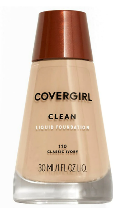 COVERGIRL Clean Makeup Liquid Foundation - 110 Classic Ivory