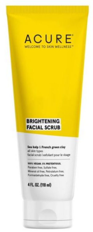 ACURE SCRUB,FACIAL,BRIGHTENING