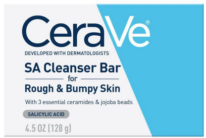 Cerave Sa Cleanser Bar For Rough & Bumpy Skin 4.5oz