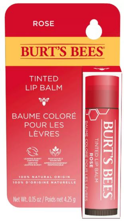Burt's Bees Tinted Lip Balm - Rose