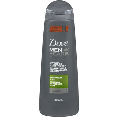 Dove 2oz Mens 2-In-1 Shampoo + Conditioner Fresh Clean (12in)