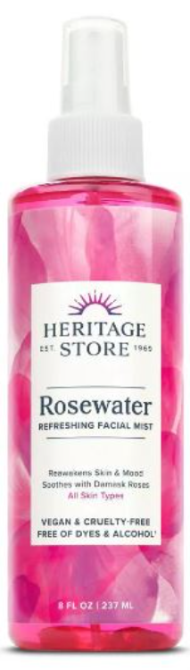 HERITAGE STORE ROSEWATER, FACIAL TONER