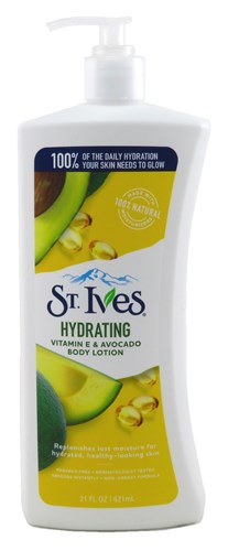 St Ives Body Lotion 21oz Hydrating Vit E & Avocado