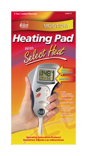 HEAT PAD MOIST/DRY LCD SWTCH #72 CARA