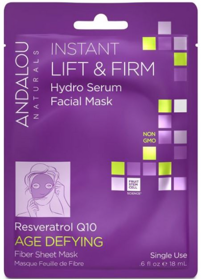 Instant Lift & Firm Hydro Serum Facial Mask; Age Defying