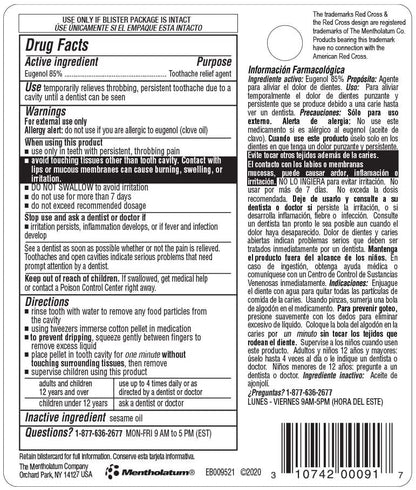 RED CROSS TOOTHACHE LIQUID 3.75ML