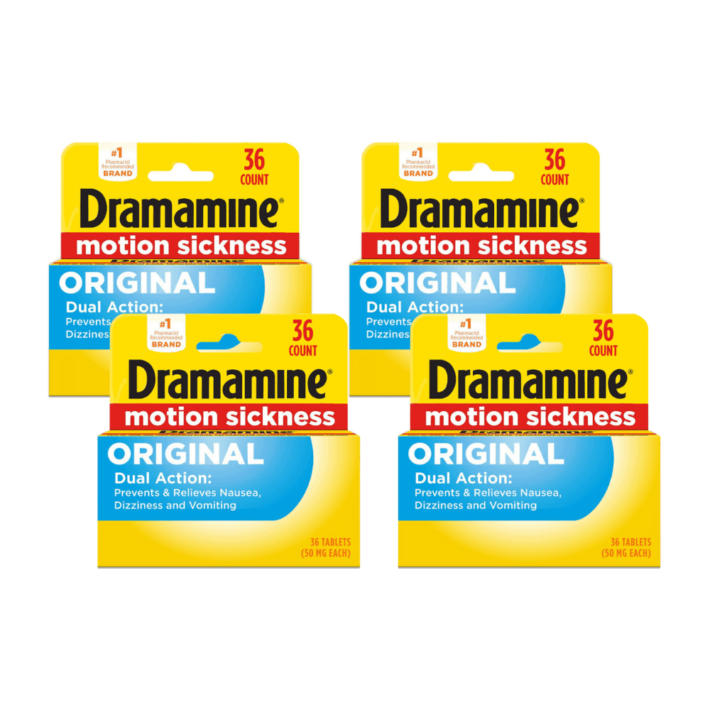 DRAMAMINE 50MG TABLET 36CT