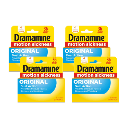 DRAMAMINE 50MG TABLET 36CT