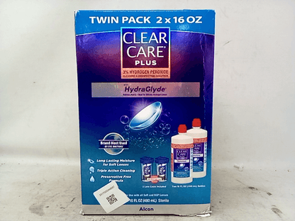 CLEAR CARE DISINFECTING TWIN 2X12OZ