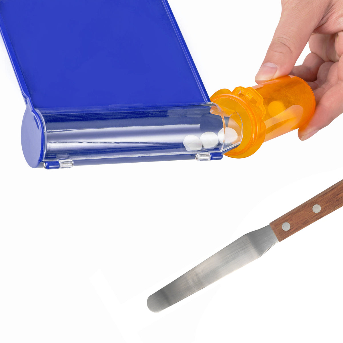 PILL COUNT TRAY RIGHT WITH SPATULA API