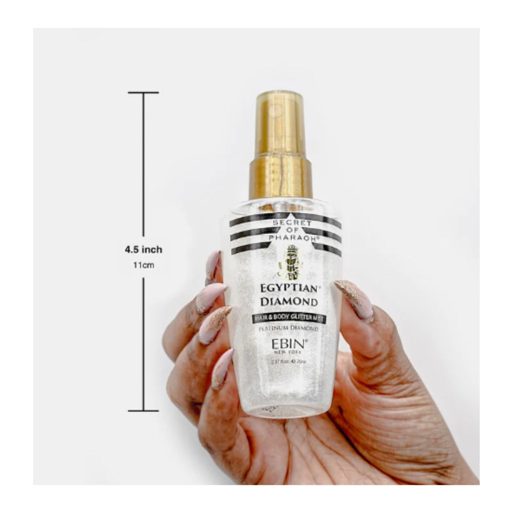 EBIN NEW YORK Secret of Pharaoh Egyptian Diamond Glitter Mist - Platinum