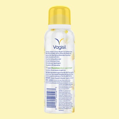 Vagisil Scentsitive Scents Dry Wash White Jasmine 2.6oz