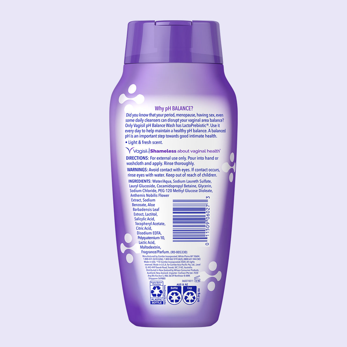 Vagisil Daily Intimate Wash Ph Balance 8oz