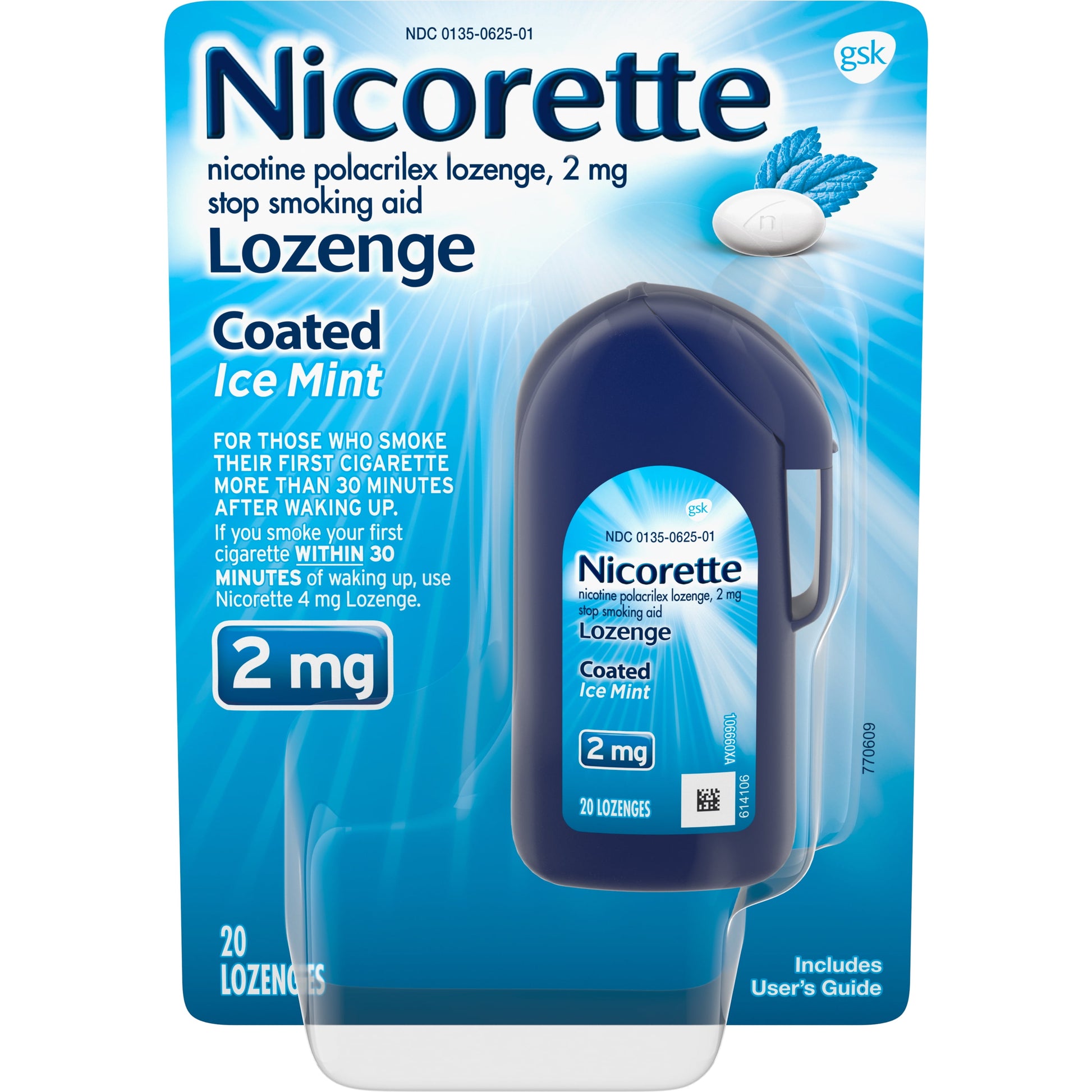 GNP NICOTINE 2 MG COATED MINT LOZ 72CT