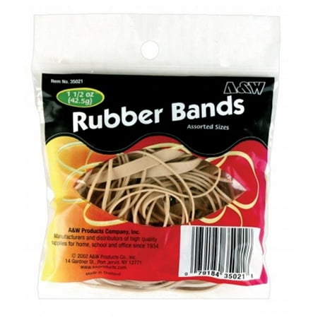 Ava Assorted Size Rubber Bands, 1.5 oz