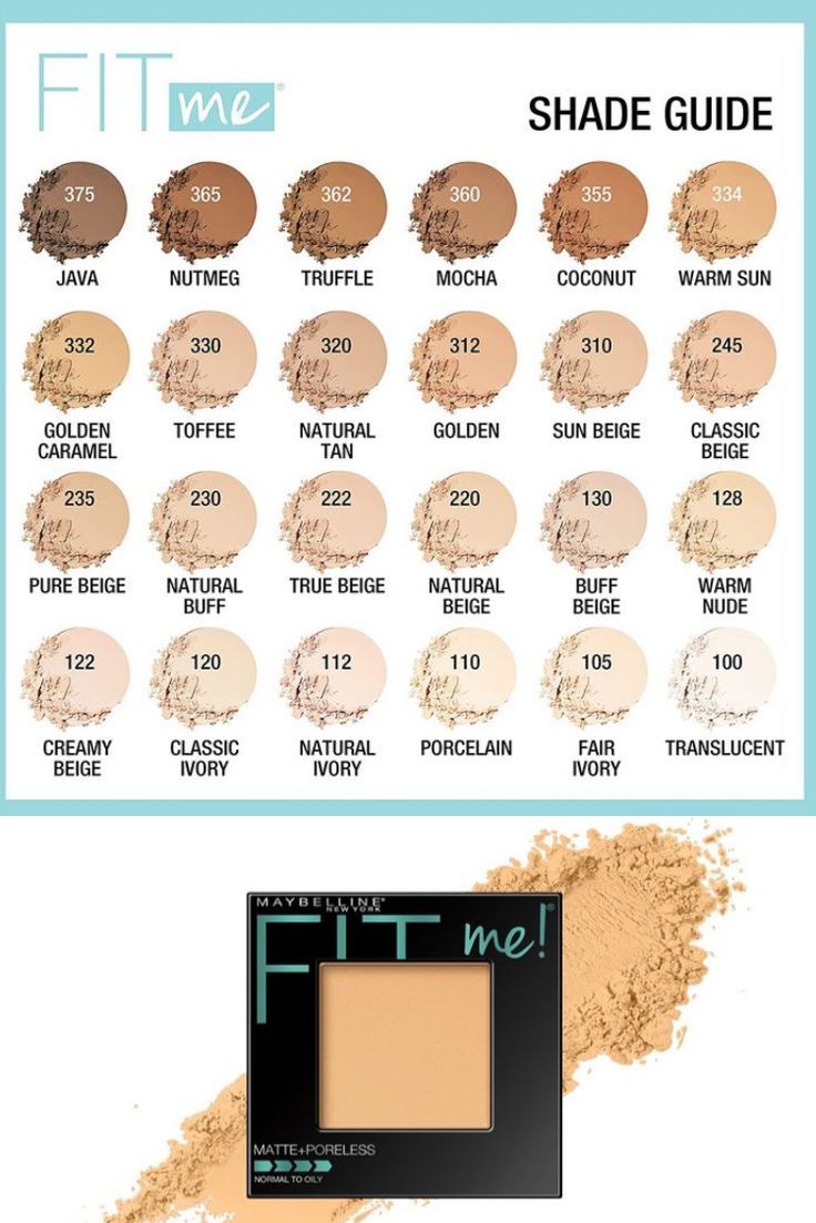 MAYBELLINE New York Fit Me Matte + Poreless Pressed Face Powder Makeup, 310 Sun Beige, 0.29 oz