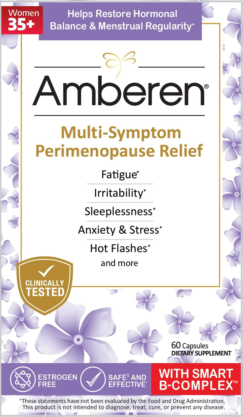 AMBEREN PERIMENOPAUSE RELIEF CAP 60CT