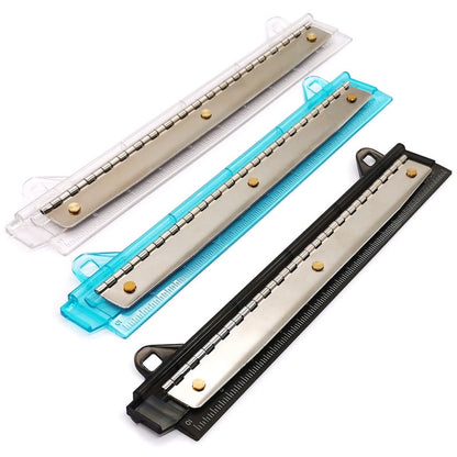 CLi Three-Hole Binder Punch with Ruler Edge - Assorted