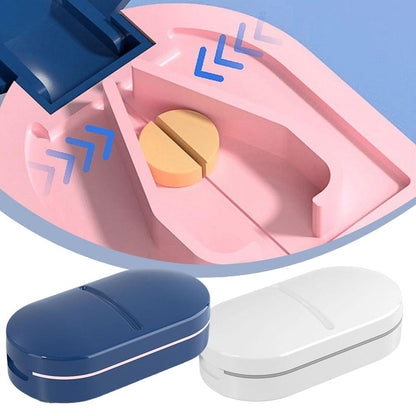 Ezy Dose Pill Cutter and Splitter with Dispenser  Cuts Pills, Vitamins, Tablets